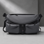 Dark Gray Waterproof Large Capacity Men Crossbody Bag - Image 2