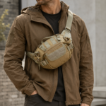 Khaki Tactical Waist Bag Multi-Pocket Outdoor Fanny Pack - Image 3