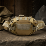 Khaki Tactical Waist Bag Multi-Pocket Outdoor Fanny Pack - Image 4