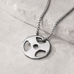 Inspirational Weight Plate Pendant Men’S Box Chain Necklace - Image 3
