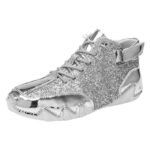 Grey Brown Mixed Panel Casual Men Sneakers