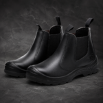 Black Glitter Patent Lace-Up Ankle Dance Sneakers - Image 2
