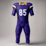 Navy White Accent Complete Football Game Jersey Pant Uniform Set - Image 2