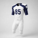 White Navy Game Ready Complete Mens Football Uniform - Image 4